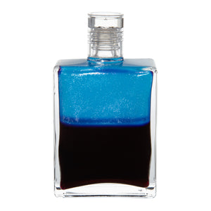 107 - Opalescent Turquoise / Deep Magenta